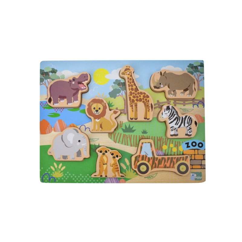 Wooden Chunky Zoo Puzzle  - Koala Dreams