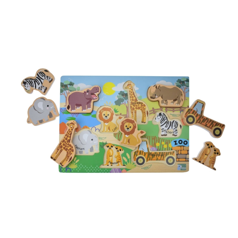 Wooden Chunky Zoo Puzzle  - Koala Dreams