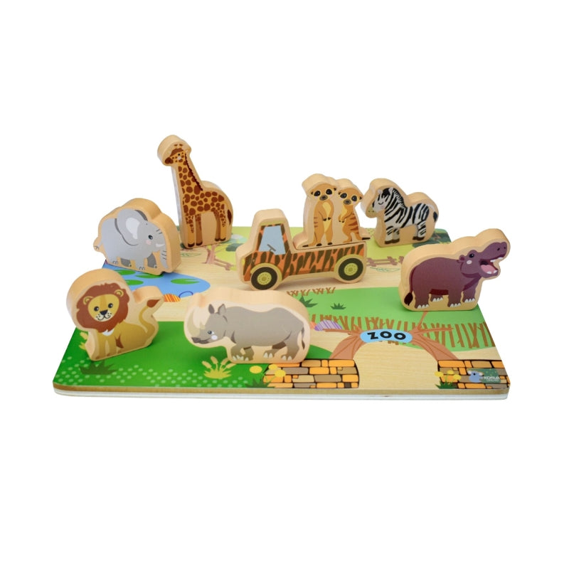 Wooden Chunky Zoo Puzzle  - Koala Dreams