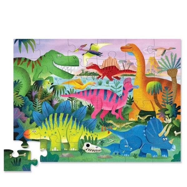 Dino Land Floor Puzzle 36pc - Crocodile Creek