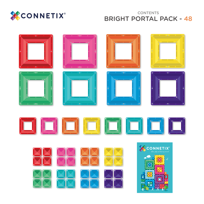 Portal Pack 48pc - Connetix