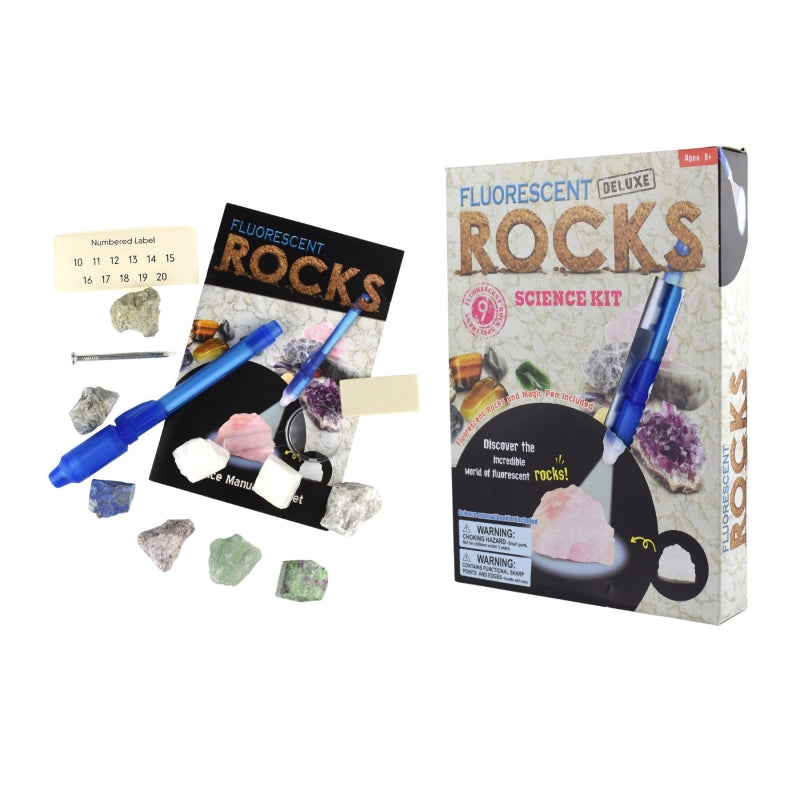 Fluorescent Rocks Science Kit - Kaper Kids