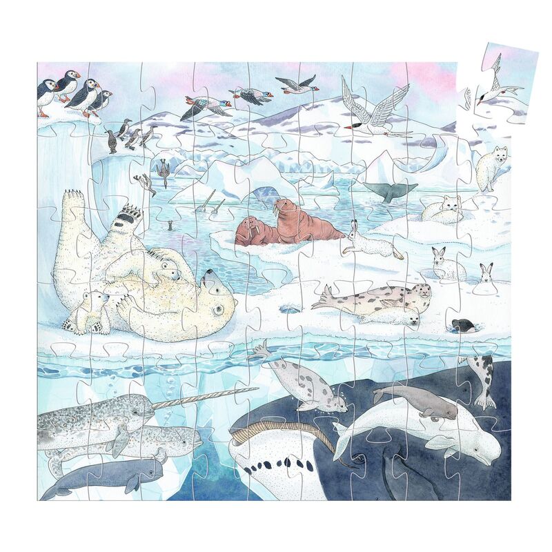 Polar Softness 54 Piece Jigsaw Puzzle - Djeco