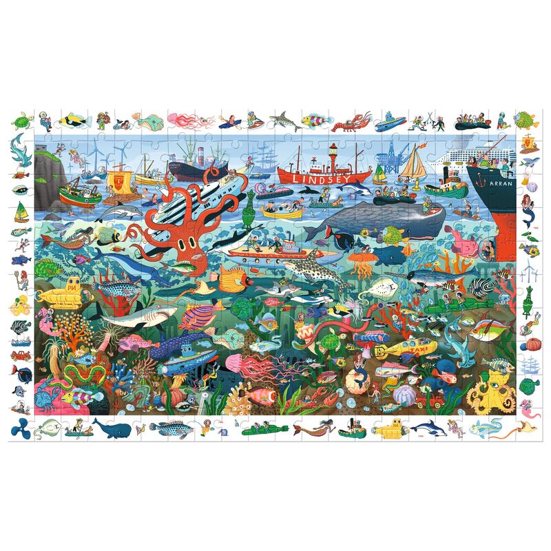 Secrets of the Sea 200 Piece Jigsaw Puzzle - Djeco