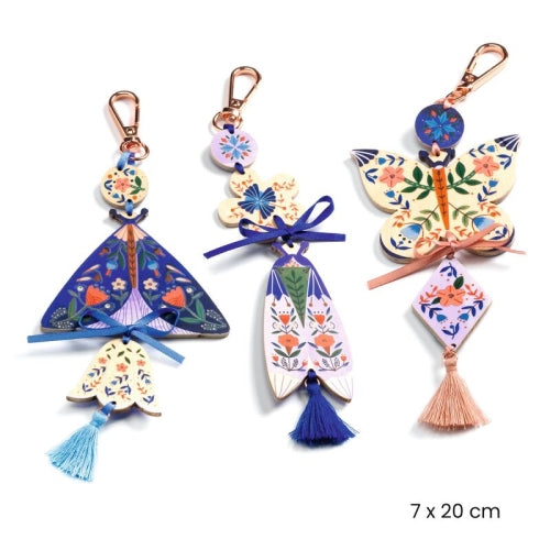 DIY Yourself Butterflies Bag Charms - Djeco