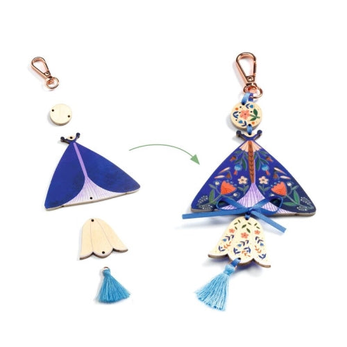 DIY Yourself Butterflies Bag Charms - Djeco