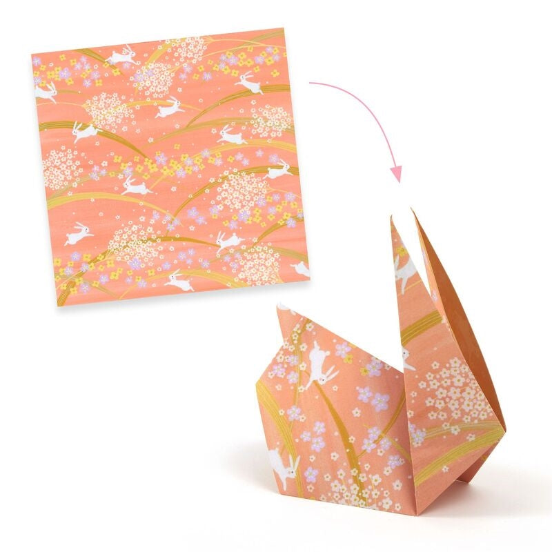 Origami  Paper Haru 100 sheets - Djeco