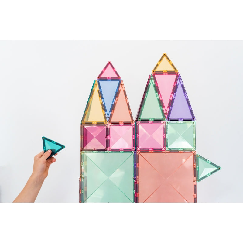 Pastel Starter Pack 64 pcs Magnetic Tiles - Connetix