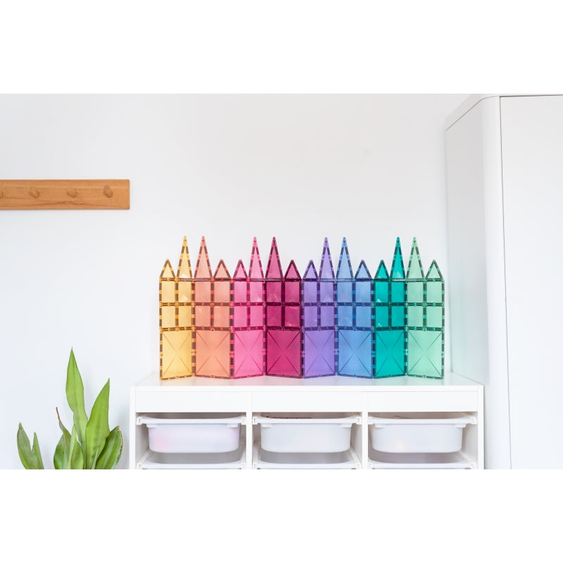 Pastel Starter Pack 64 pcs Magnetic Tiles - Connetix