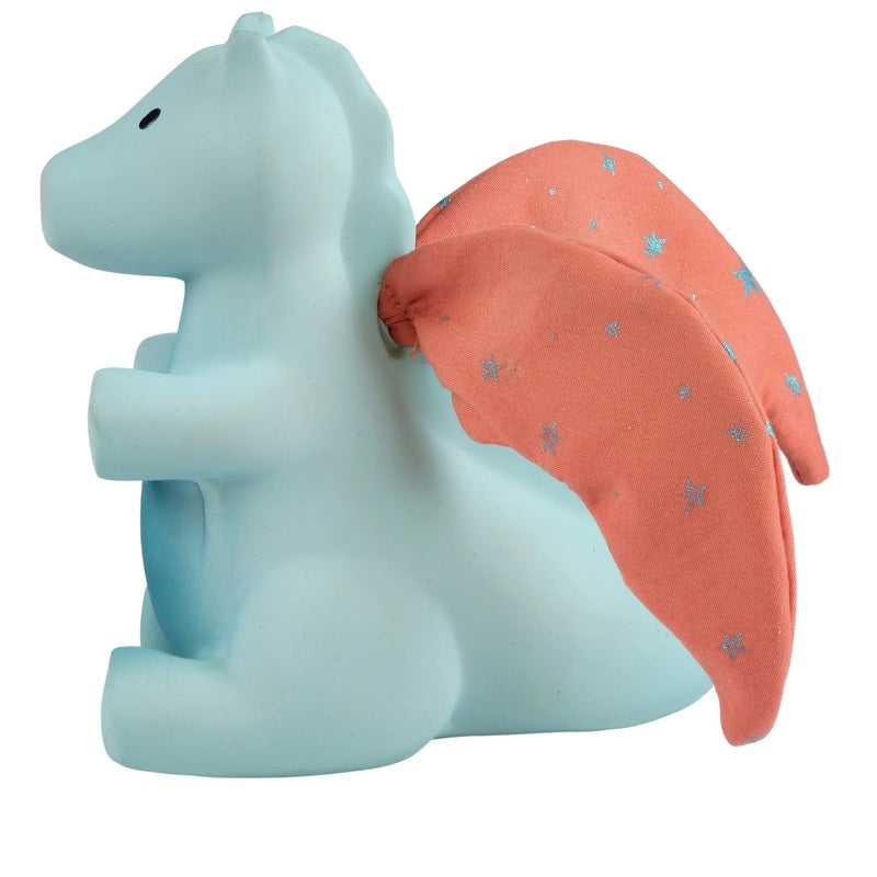 Sunrise Dragon Rubber Teether Rattle and Bath Toy - Tikiri