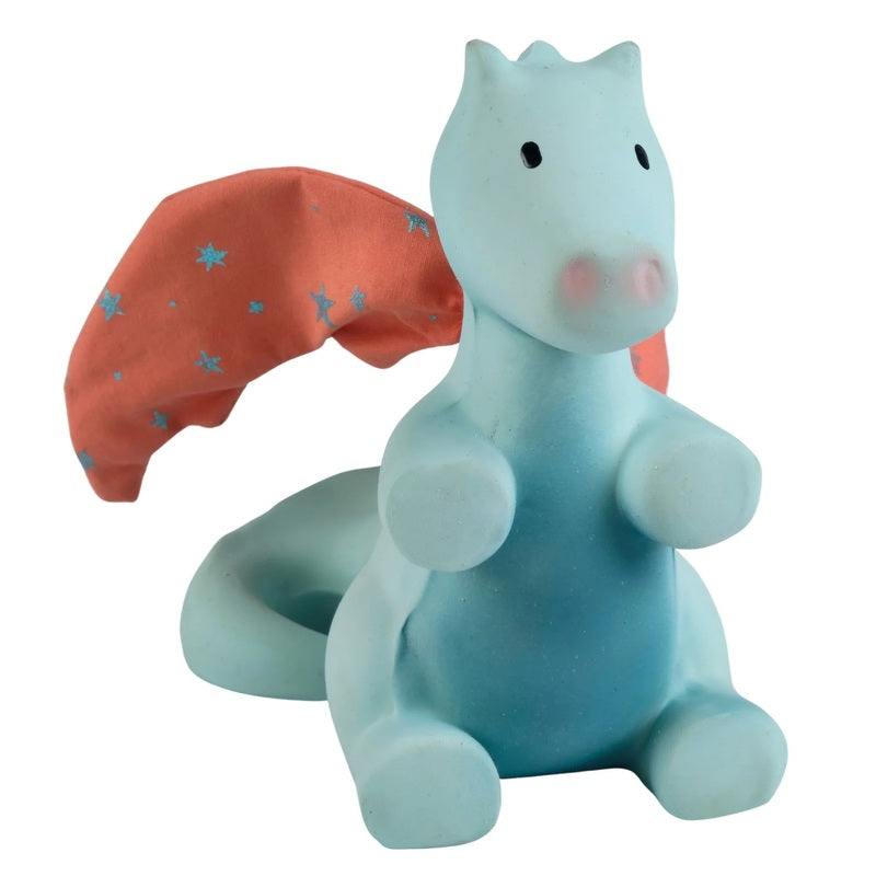 Sunrise Dragon Rubber Teether Rattle and Bath Toy - Tikiri