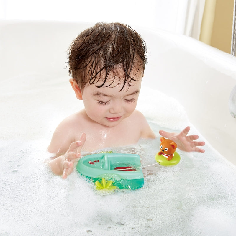 Tubing Pull-Back Boat - Hape