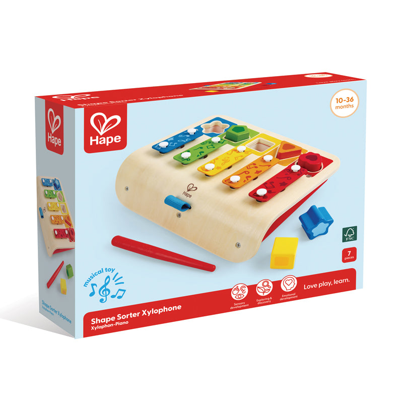 Shape Sorter Xylophone 7 Pieces - Hape
