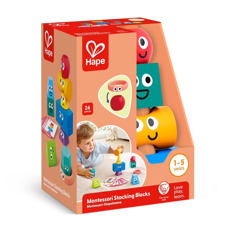 Montessori Stacking Blocks - Hape