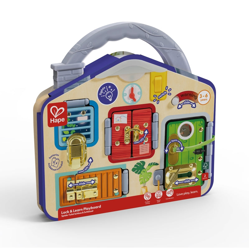 Lock & Learn Playboard - Hape