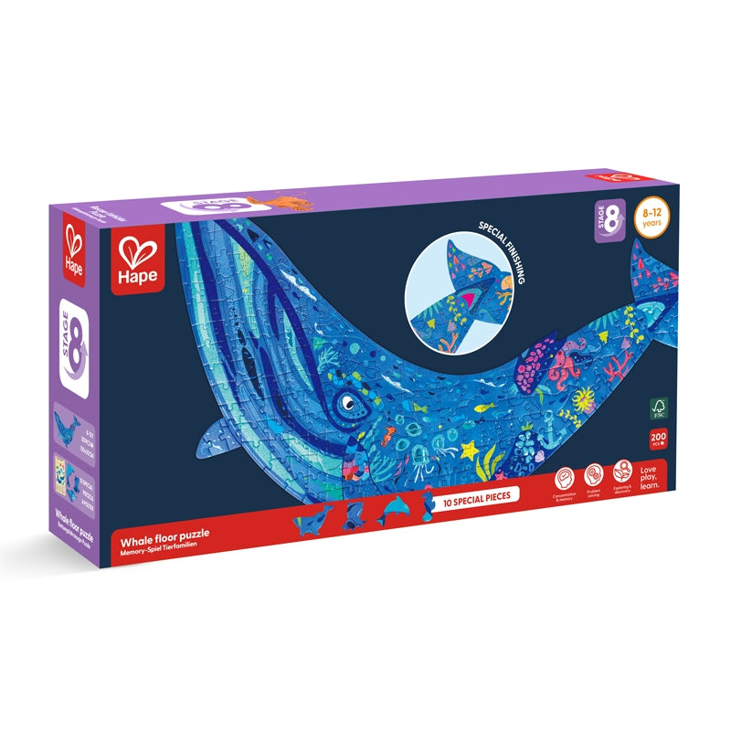 Floor Puzzle Humpback Whale Shimmer - Hape
