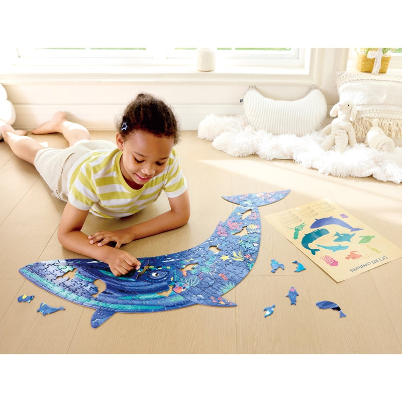 Floor Puzzle Humpback Whale Shimmer - Hape