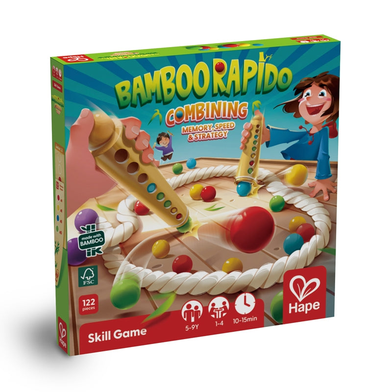 Bamboo Rapido Combining Memory, Speed & Strategy - Hape