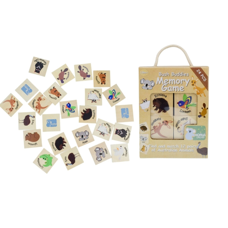 Bush Buddies Dominos Games 28pc Australian Animals - Koala Dreams