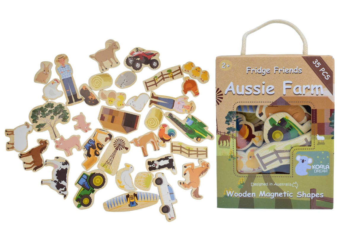 Aussie Farm Magnets 35pc - Koala Dreams