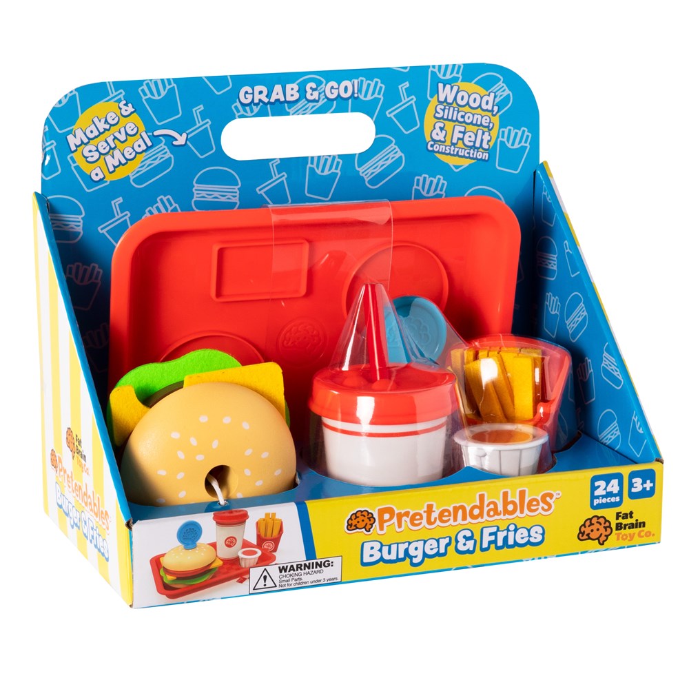 Pretendables Burger &amp; Fries Set - Fat Brain