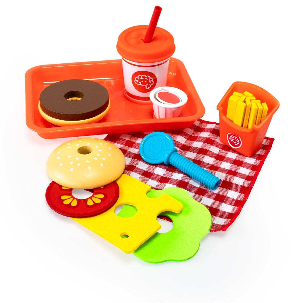 Pretendables Burger &amp; Fries Set - Fat Brain