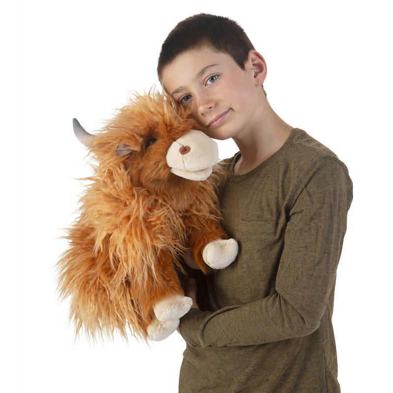 Highland Cow Hand Puppet - Folkmanis