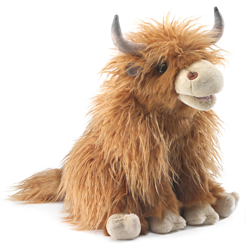Highland Cow Hand Puppet - Folkmanis