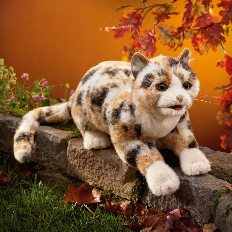 Calico Cat Hand Puppet - Folkmanis
