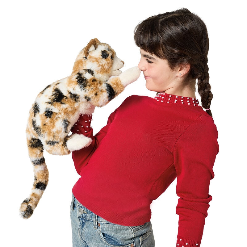 Calico Cat Hand Puppet - Folkmanis