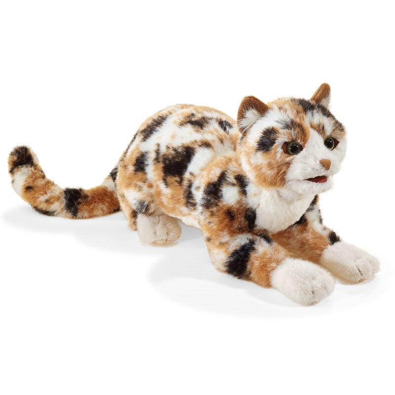 Calico Cat Hand Puppet - Folkmanis