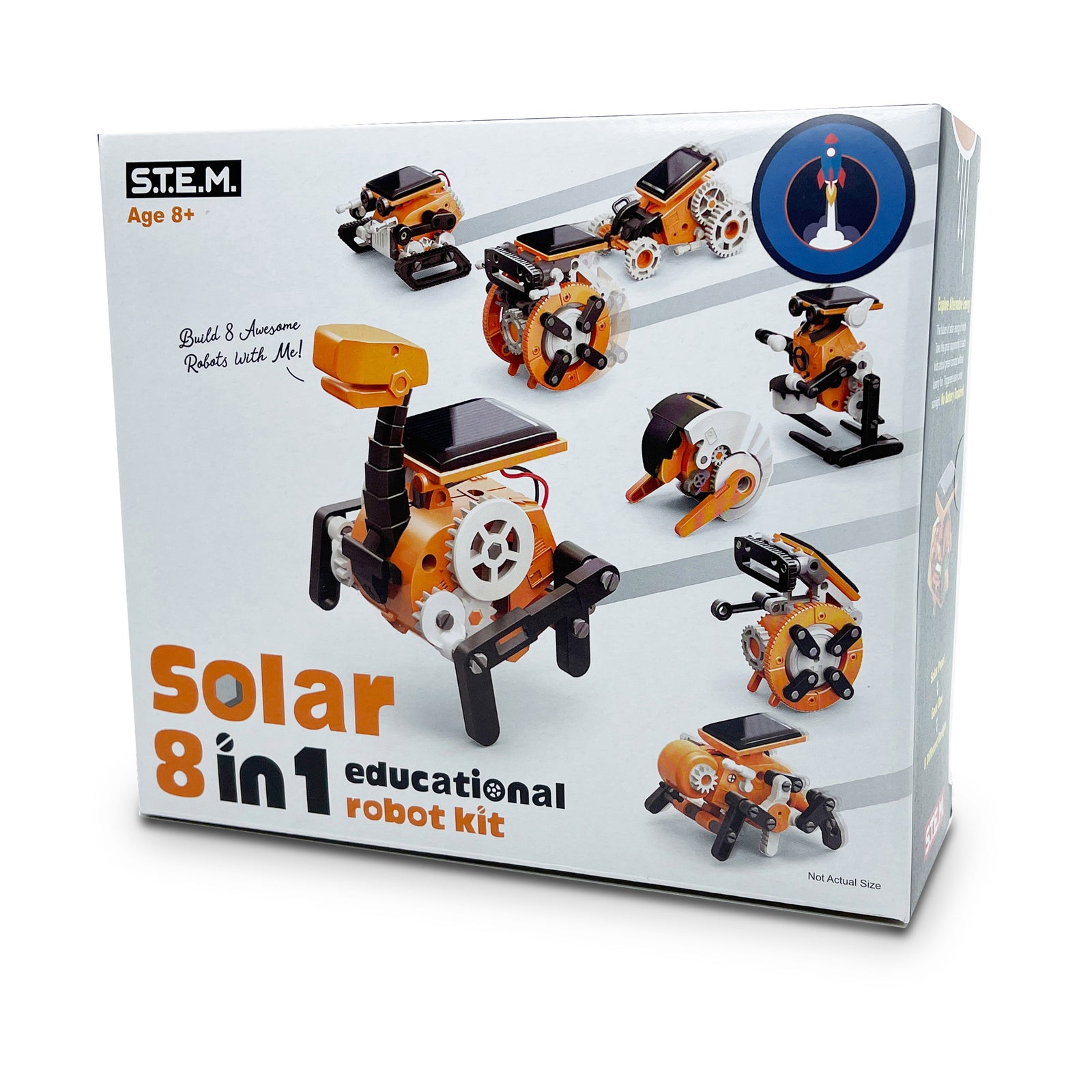 8 in 1 Solar Educational Robot Kit - Johnco