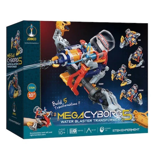 Mega Cyborg 5 Water Blaster Transformer - Johnco