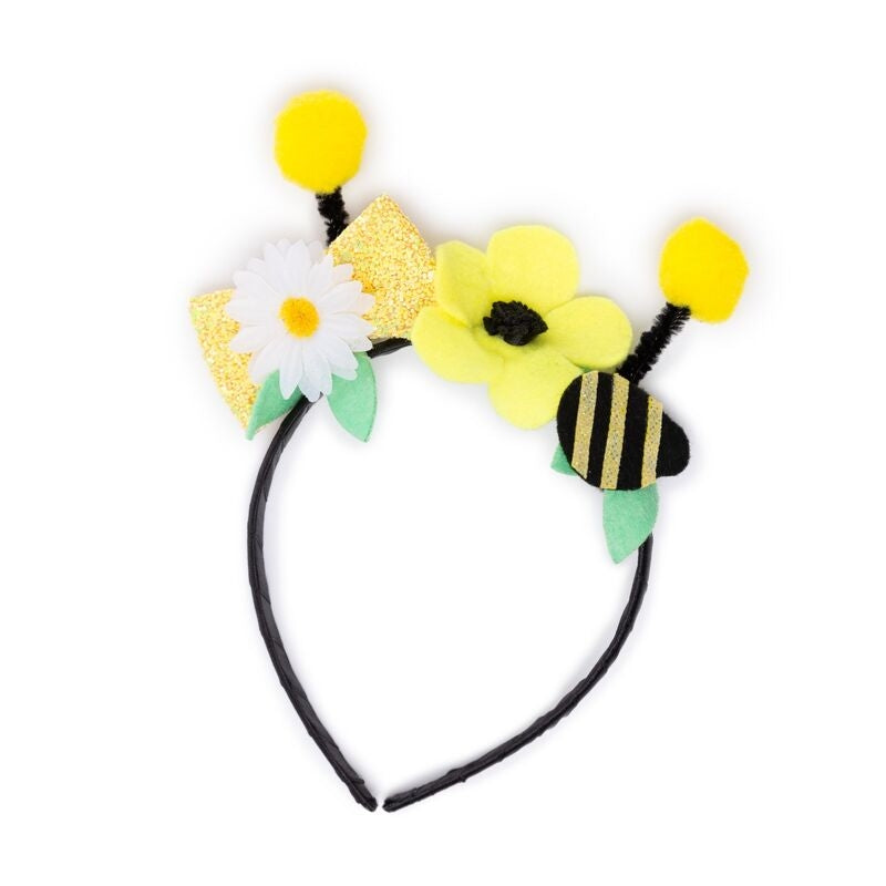 Bumble Bee Dress with headband Size 3-4 - Great Pretenders