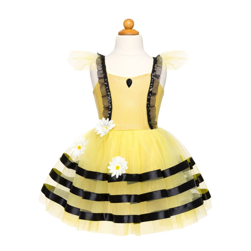 Bumble Bee Dress with headband Size 3-4 - Great Pretenders