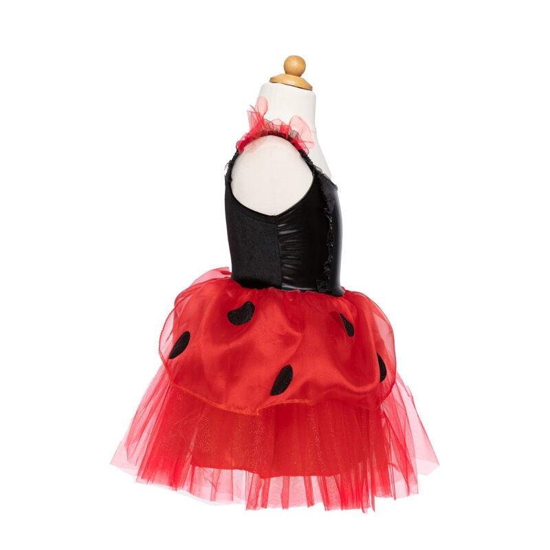 Lady Bug Dress with headband size 3-4 - Great Pretenders