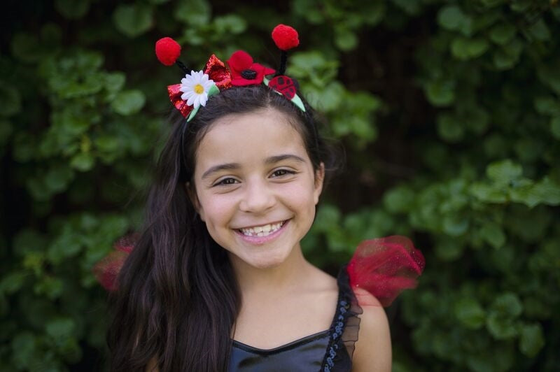 Lady Bug Dress with headband size 3-4 - Great Pretenders
