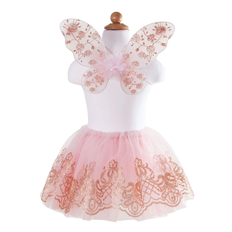 Rose Gold Tutu & Wings Set size 4-6 - Great Pretenders