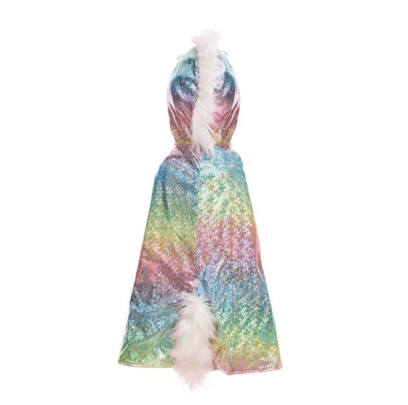 Rainbow Reversible Unicorn Dragon Cape - Great Pretenders