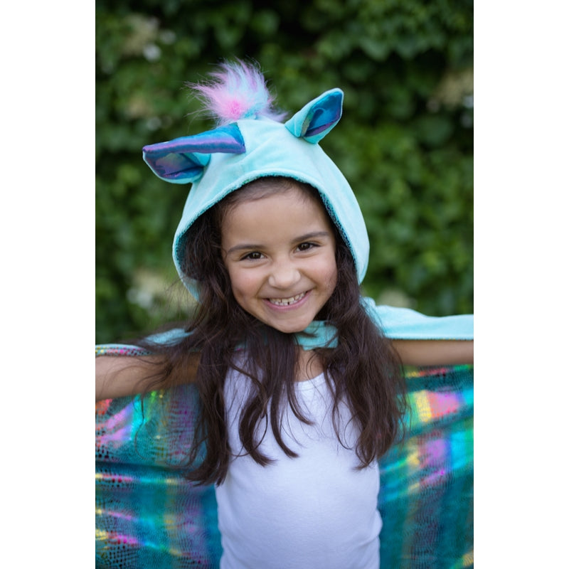 Reversible Unicorn &amp; Dragon Cape size 5-6 - Great Pretenders