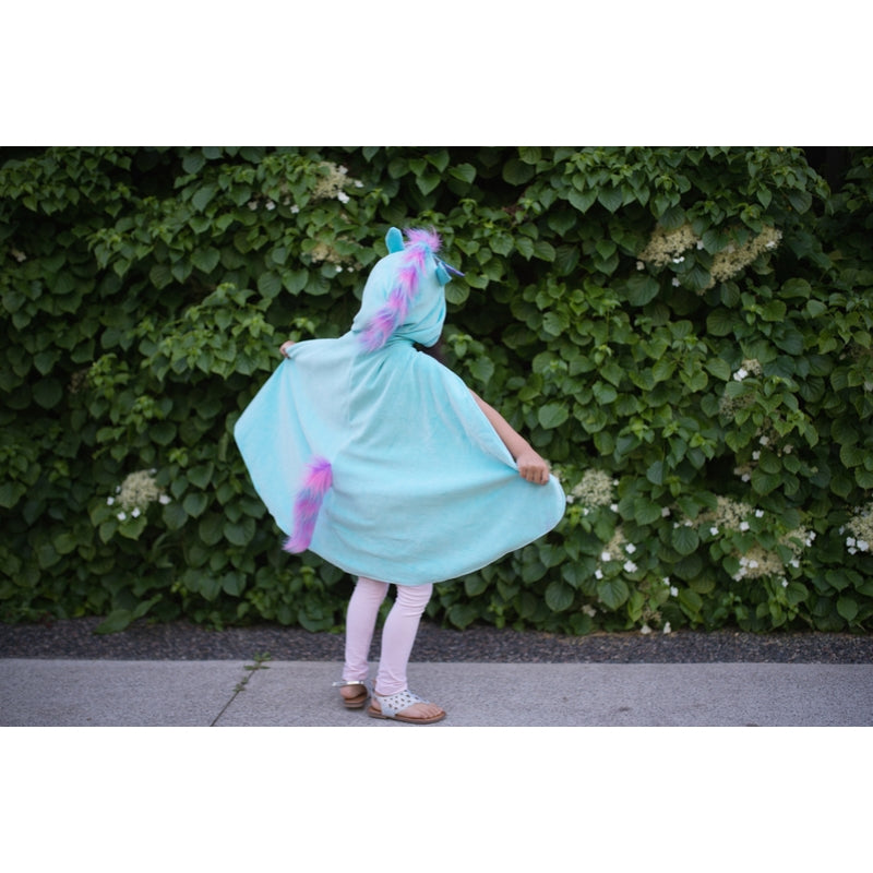 Reversible Unicorn &amp; Dragon Cape size 5-6 - Great Pretenders