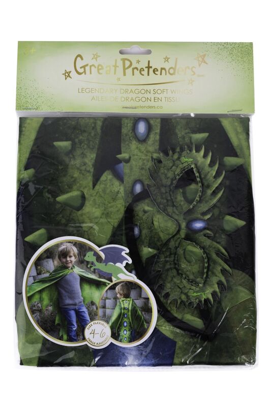 Legendary Dragon Soft Wings 4-6 years - Great Pretenders