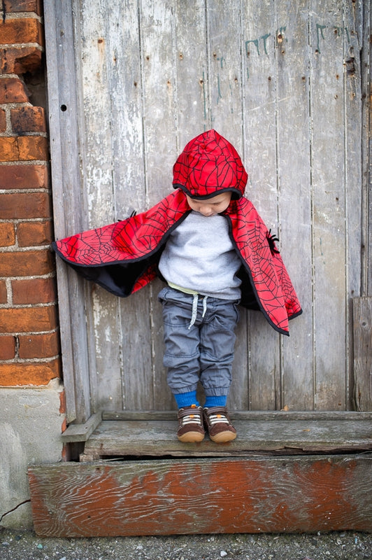 Spider and Bat Cape Reversible Toddler - Great Pretenders
