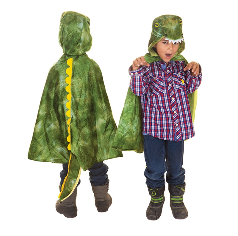 T Rex Hooded Cape - Great Pretenders