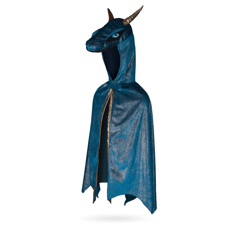 Starry Night Dragon Cape Teal and Gold - Great Pretenders