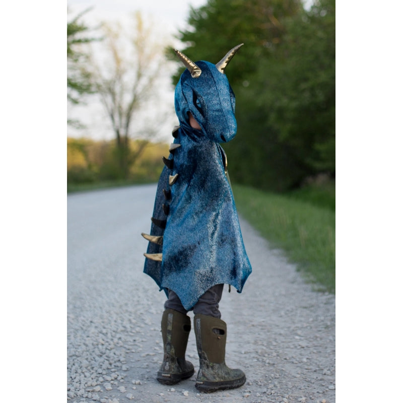 Starry Night Dragon Cape Teal and Gold - Great Pretenders
