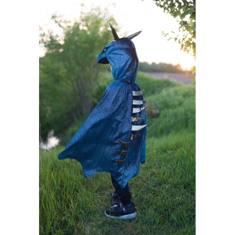 Starry Night Dragon Cape Teal and Gold - Great Pretenders