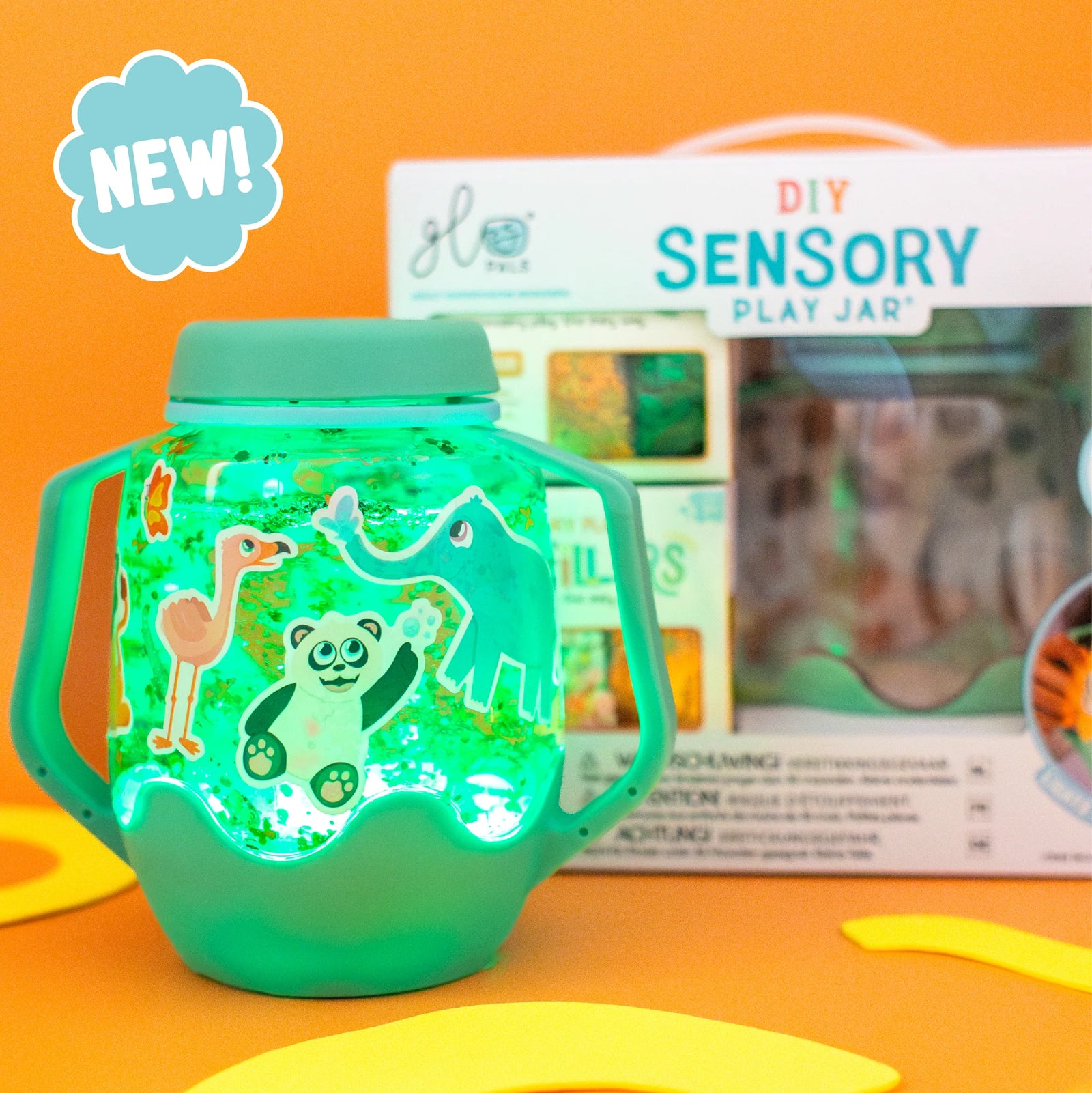 DIY Sensory Jar Gift Set Zoo - Jellystone Designs
