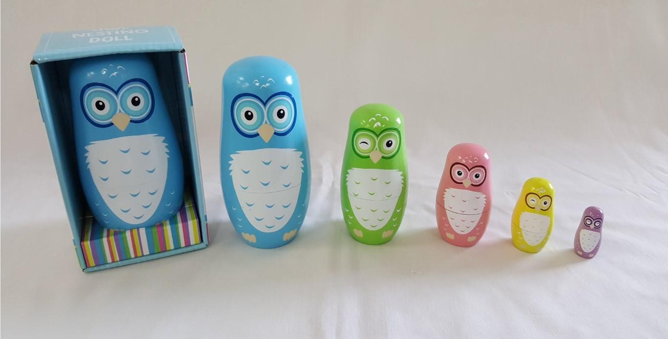 Owl Nesting Doll