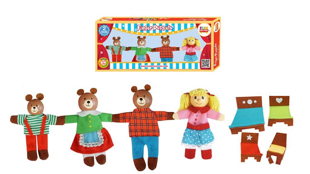 Goldilocks Finger Puppet Set